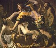 Bernardino Mei Orestes slaying Aegisthus and Clytemnestra USA oil painting artist